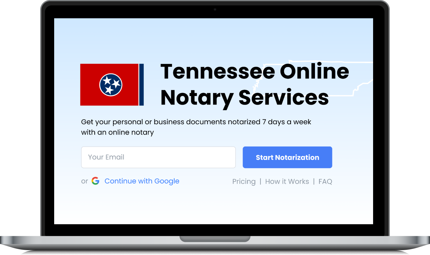 Online Notary Tennessee OneNotary