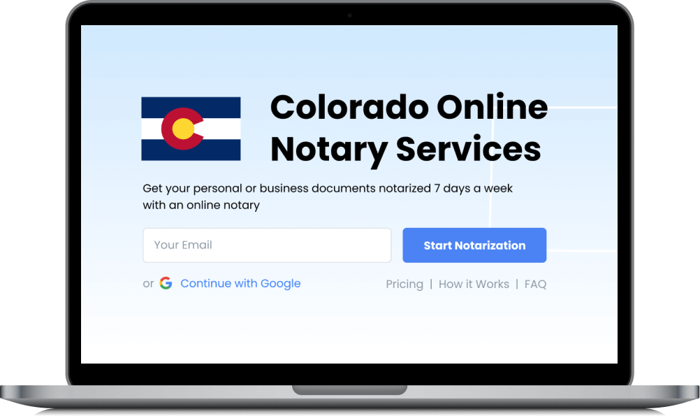 Online Notary Colorado | OneNotary