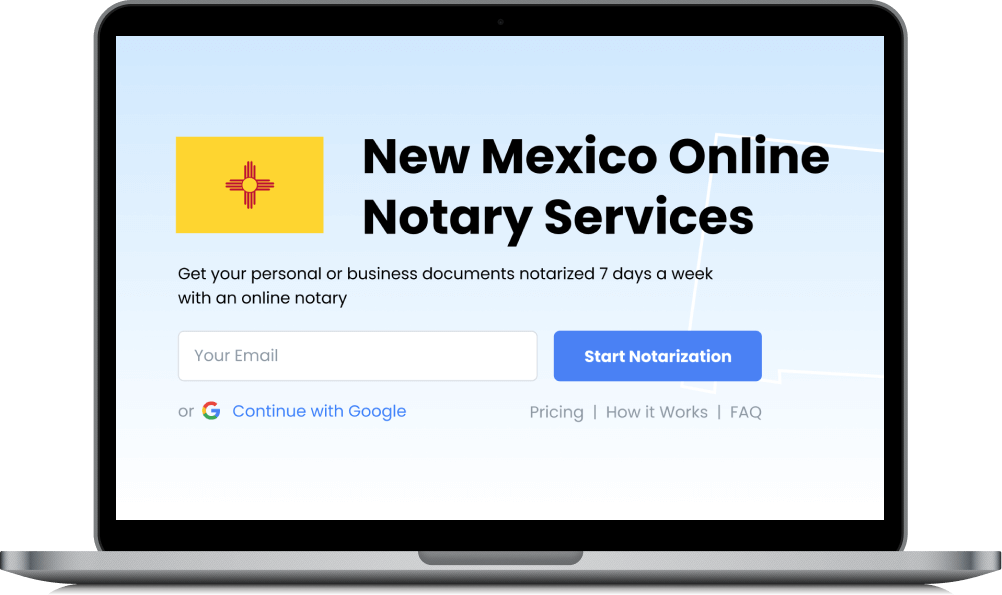Online Notary New Mexico OneNotary