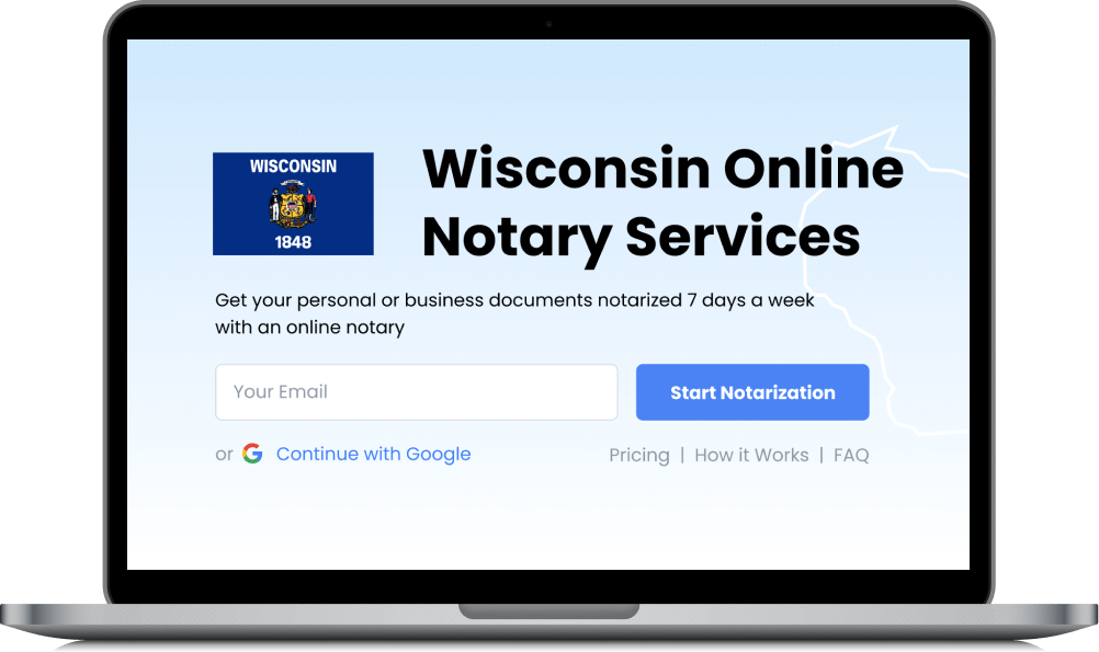 Online Notary Wisconsin OneNotary
